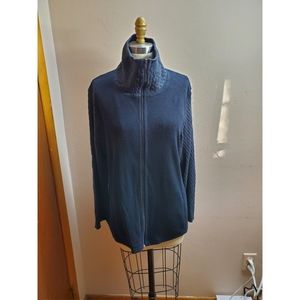 Plus Size XXL Fleece Zip Up Jacket